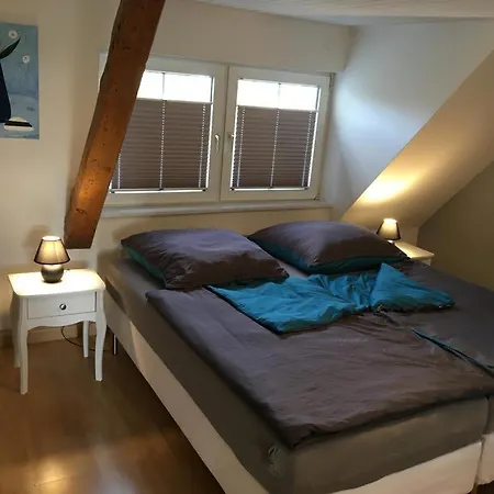 아파트 Schoene Grosse Wohnung, Terrasse, Kamin, Parkplatz, 2 Schlafzimmer *